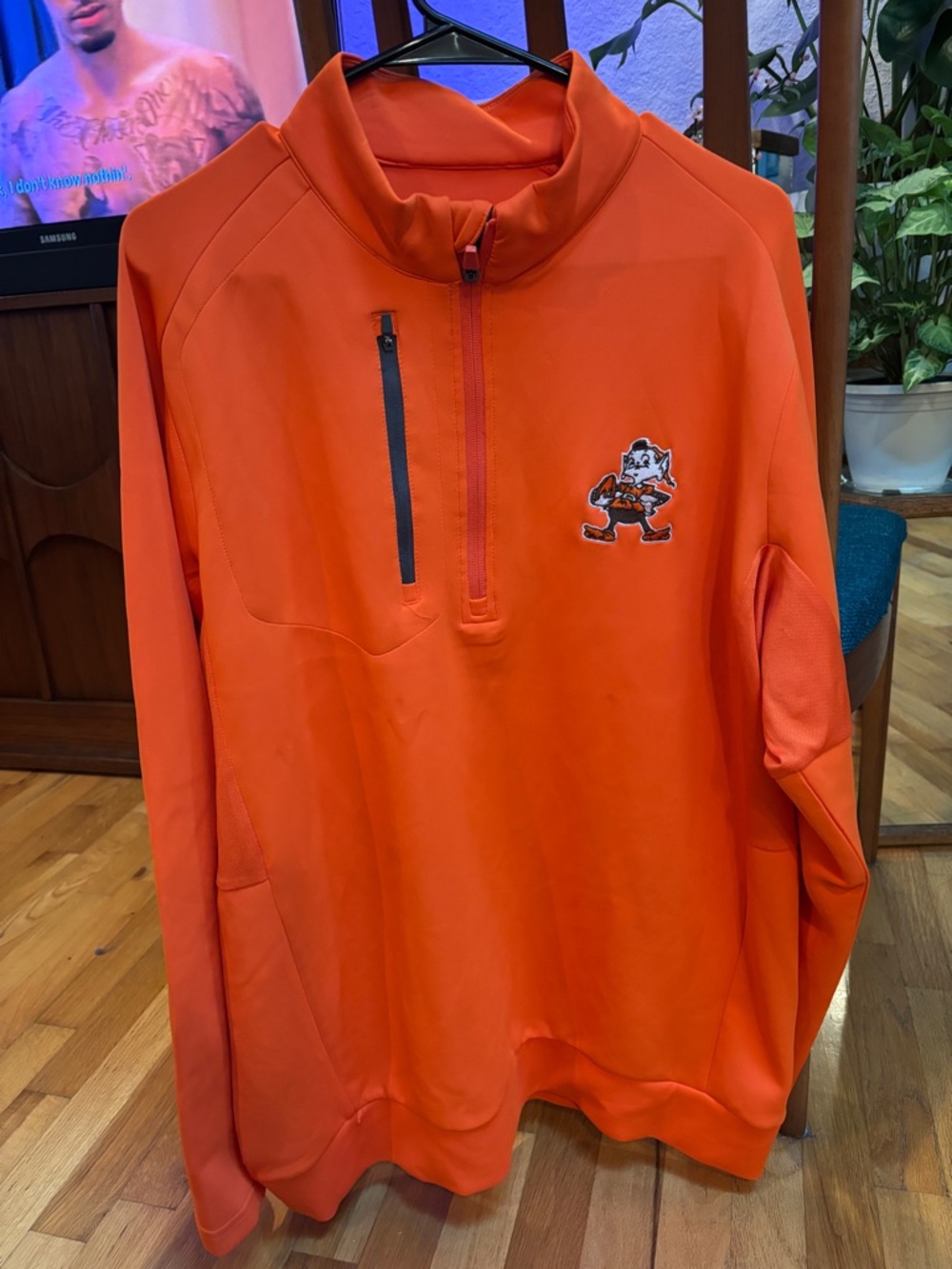 Cleveland Browns Bright Orange Pullover